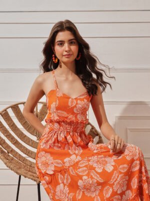 Printed Maxi Dress